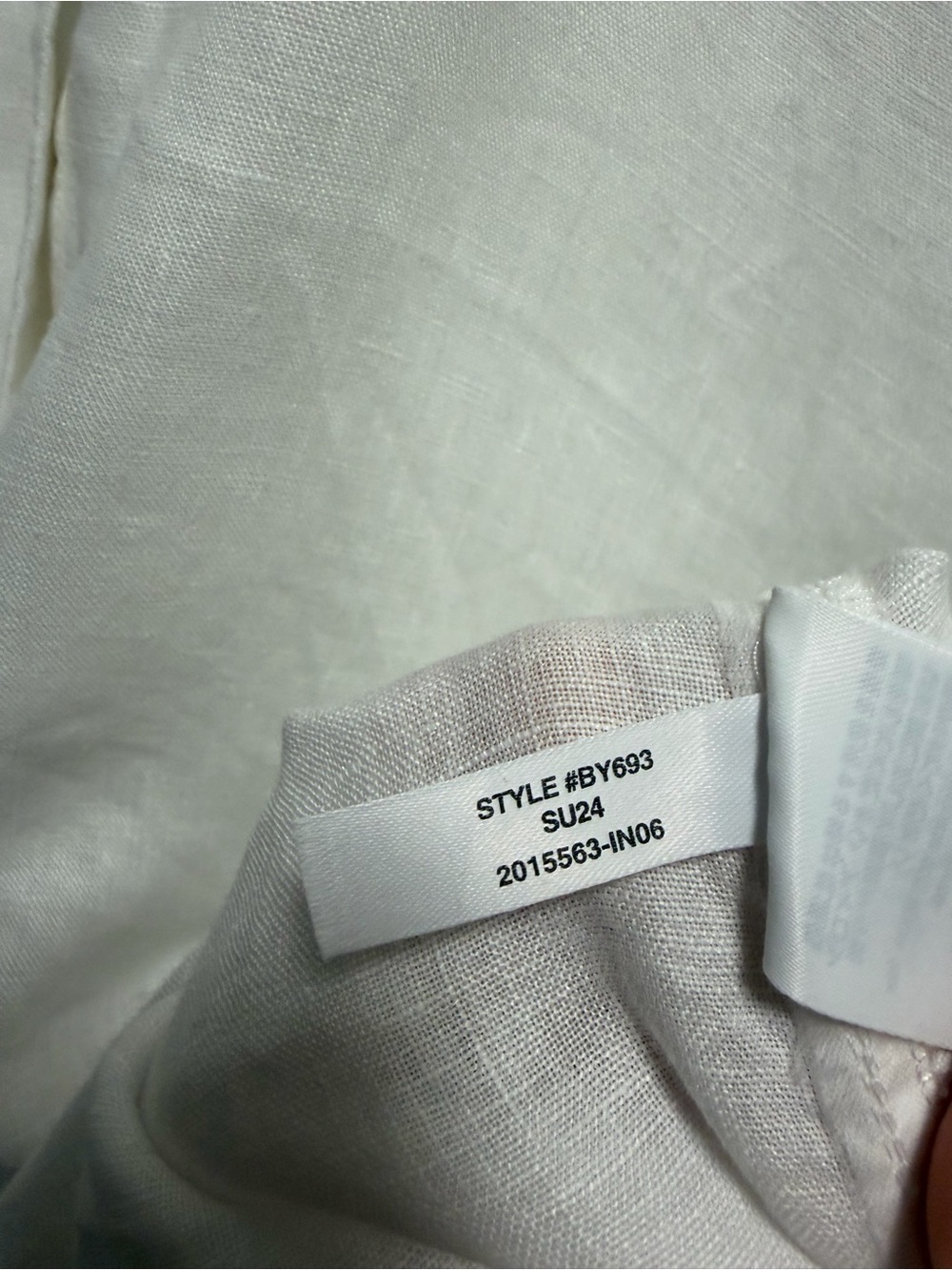 Baird McNutt Irish Linen for J Crew Capitaine Shirt Women’s Size Medium - Picture 5 of 6
